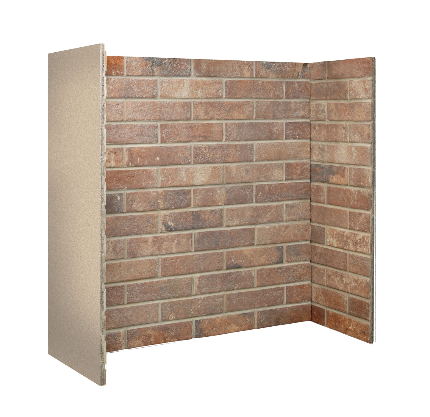 Fireplace Chamber - Red Brick Bond Chamber