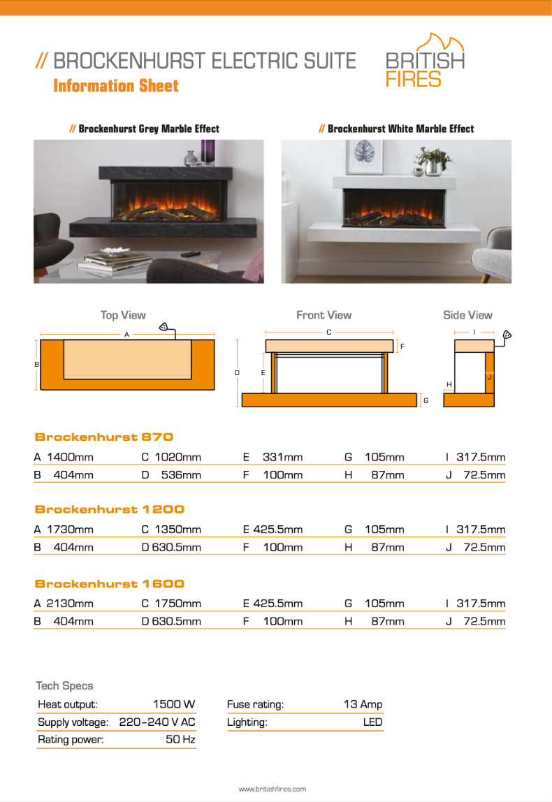 British Fires Brockenhurst Suite
