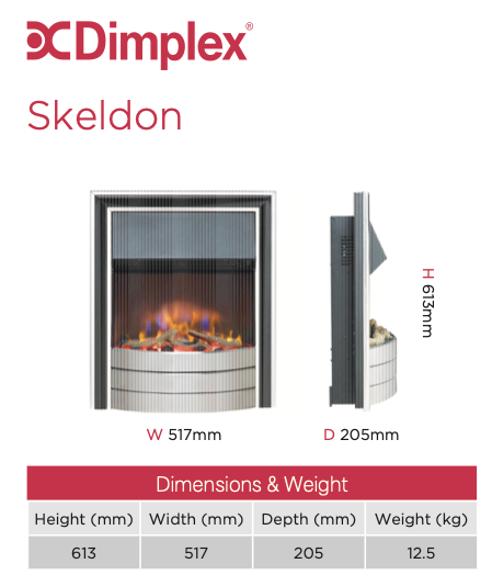 Dimplex Skeldon 3D Optiflame