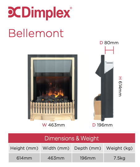 Dimplex Bellemont Optimyst