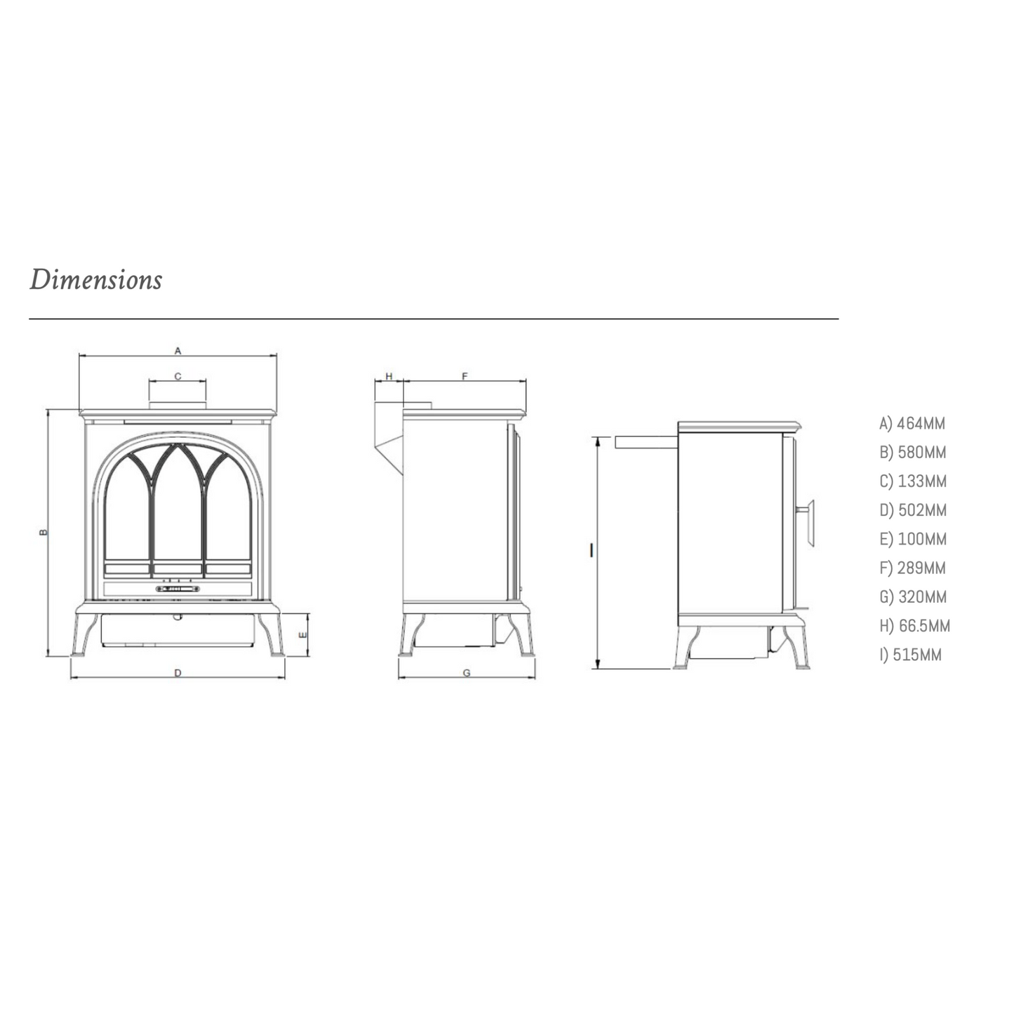 Wildfire - The Ravel 400T Gas Stove