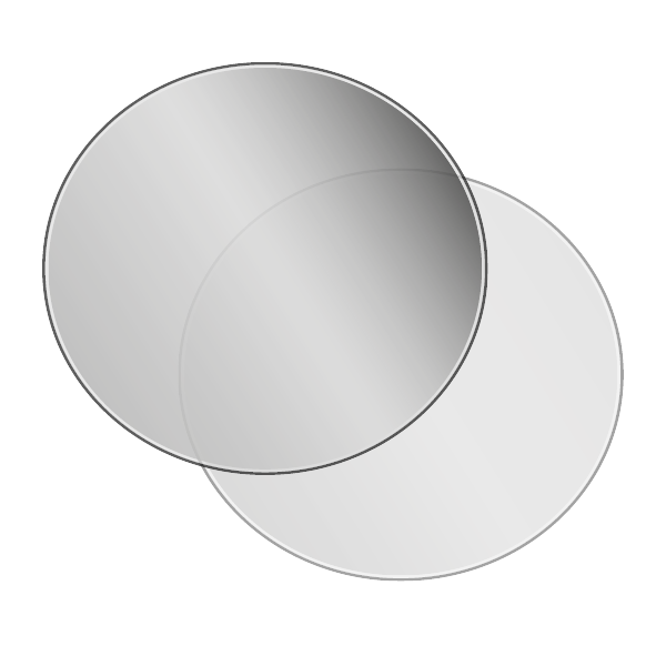 Fireplace Hearth - Circular Glass