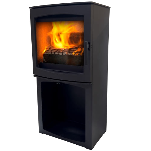 Medium Tinder Box with Log Store Wood Burning Stove
