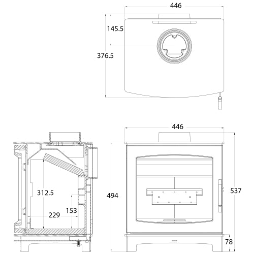 Small Tinderbox Wood Burning Stove