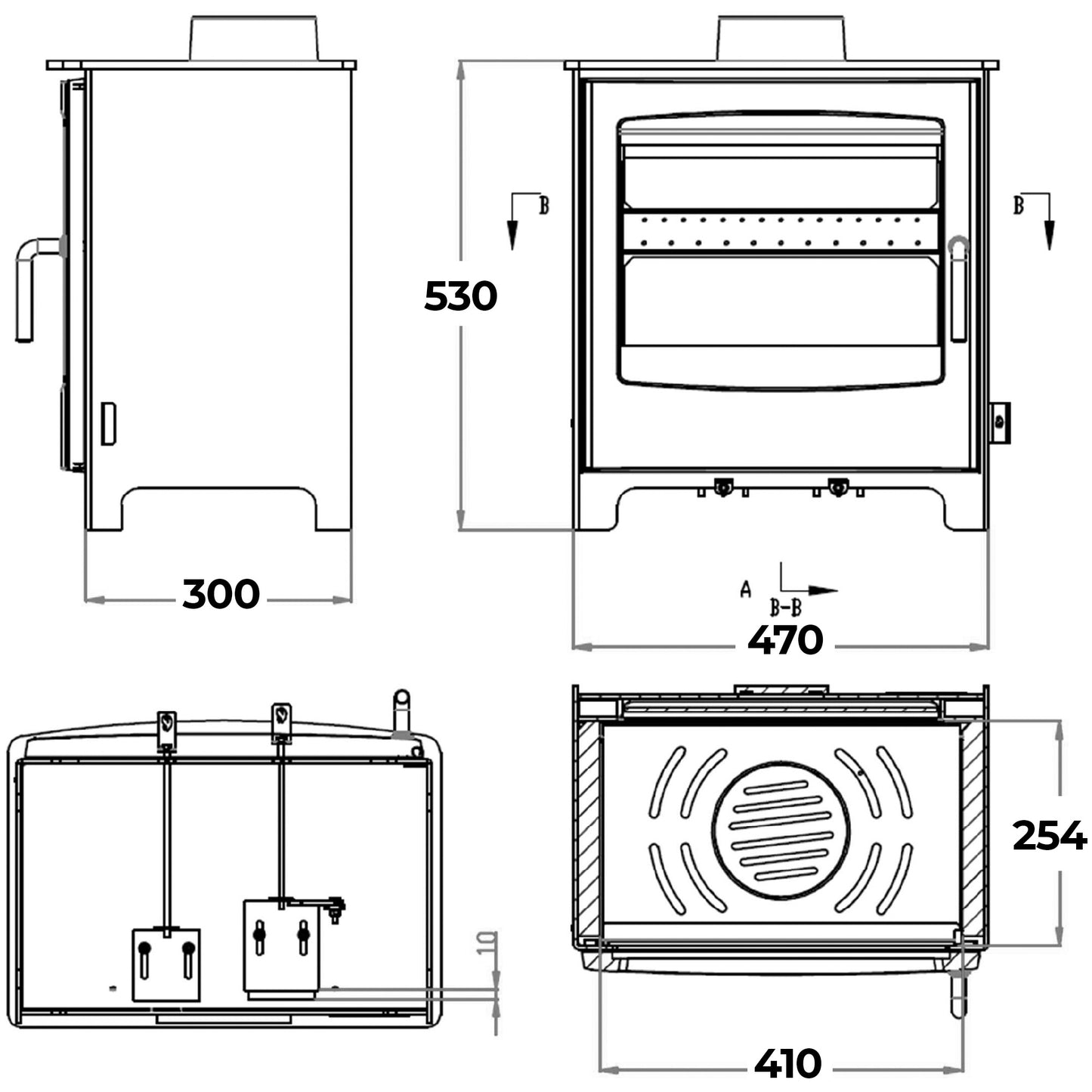 Large Solway Multifuel Stove