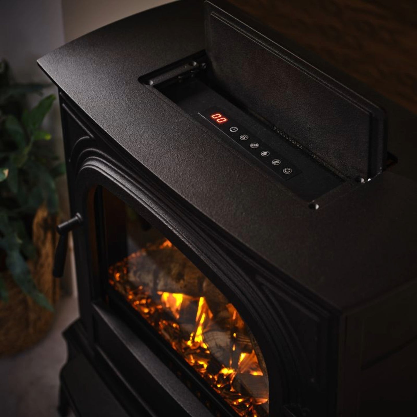 British Fires Hinton Cast Iron Electric Stove