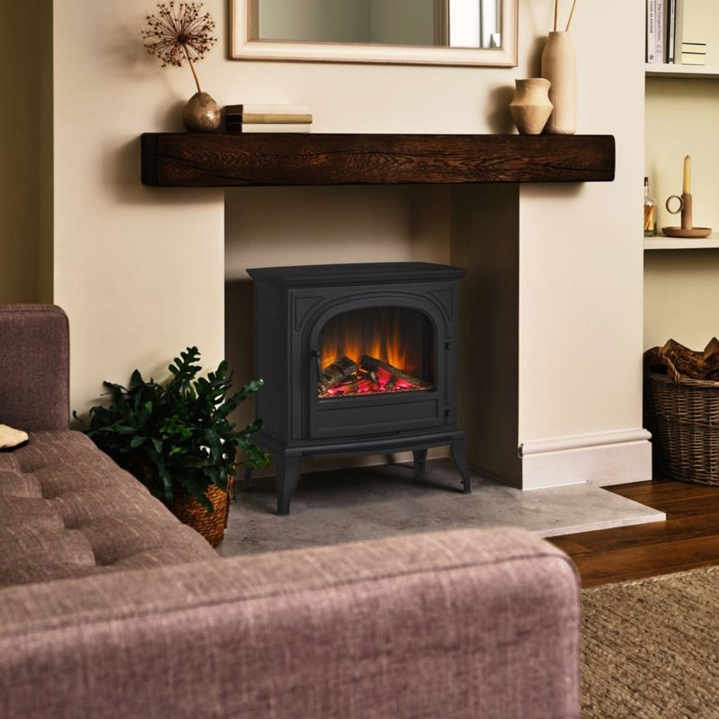 British Fires Hinton Cast Iron Electric Stove