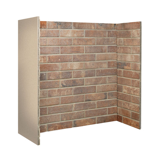 Fireplace Chamber - Red Brick Bond Chamber