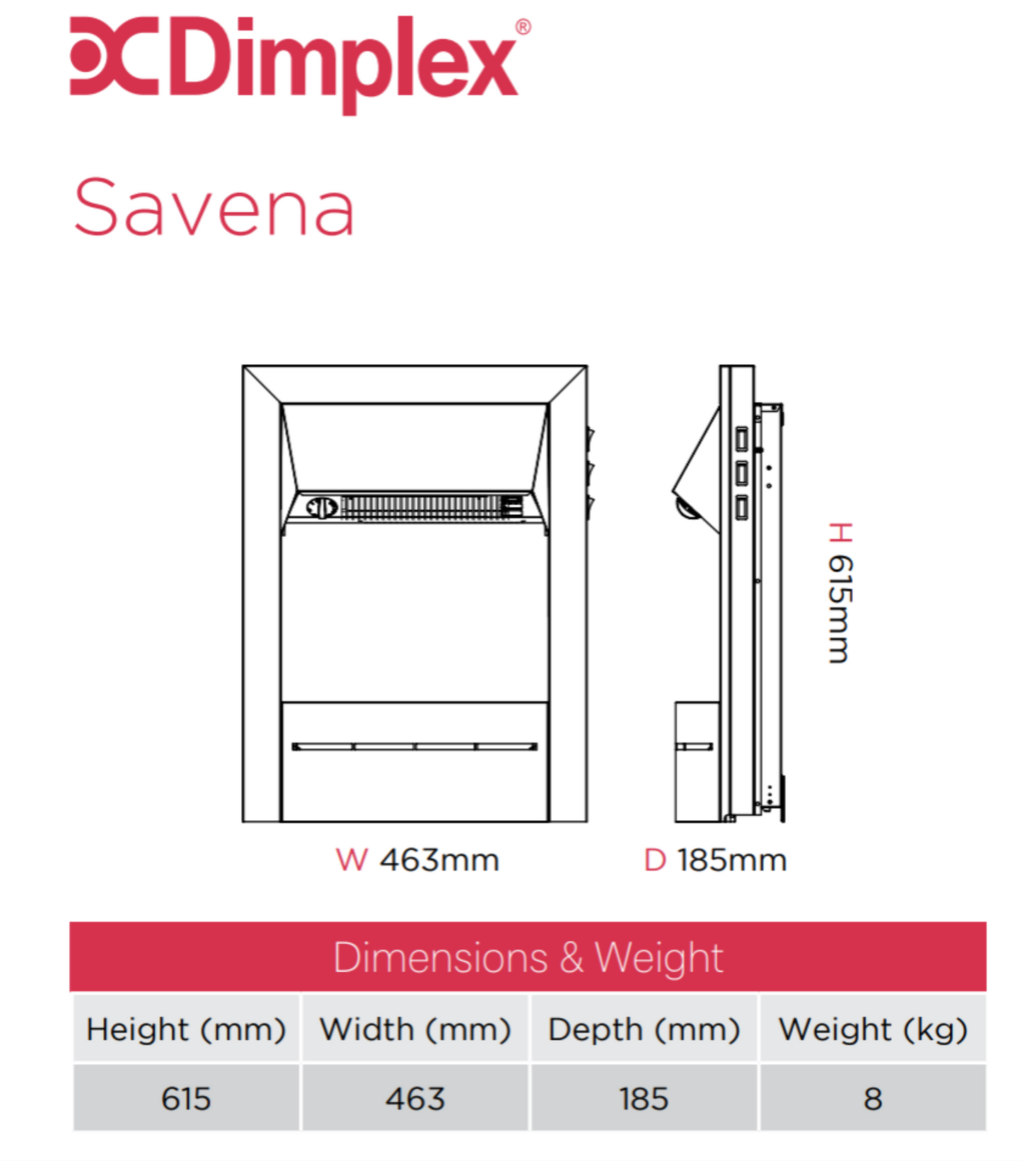 Dimplex Savena Ecolite