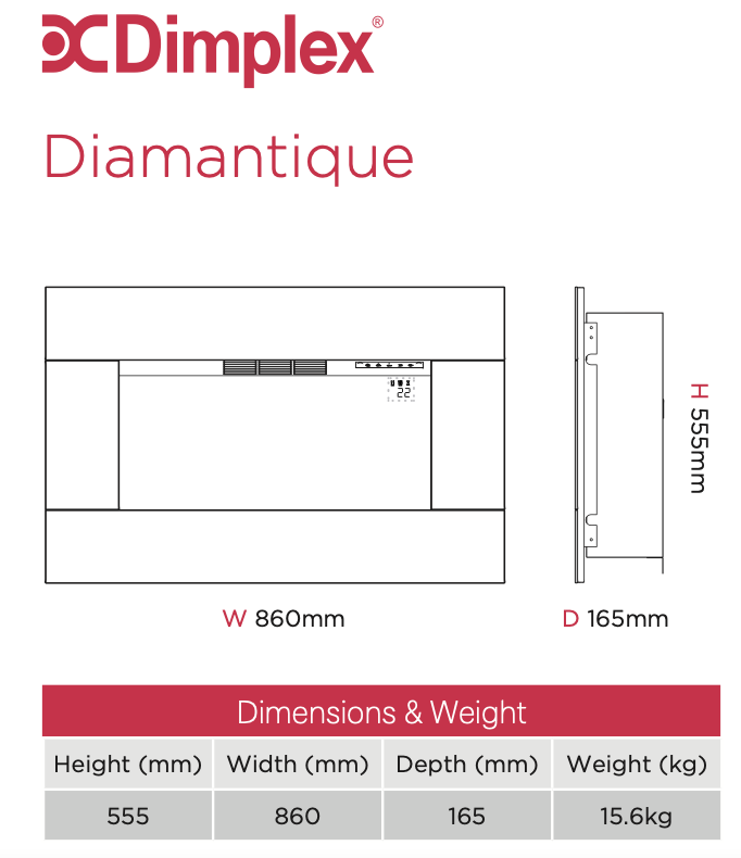 Dimplex Diamantique Optiflame