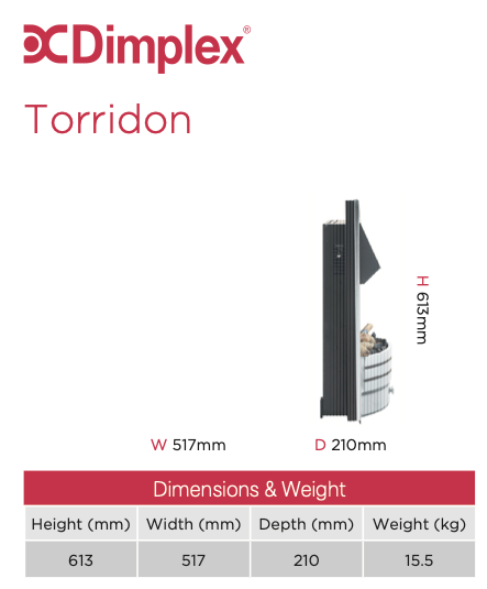 Dimplex Torridon 3D Optiflame