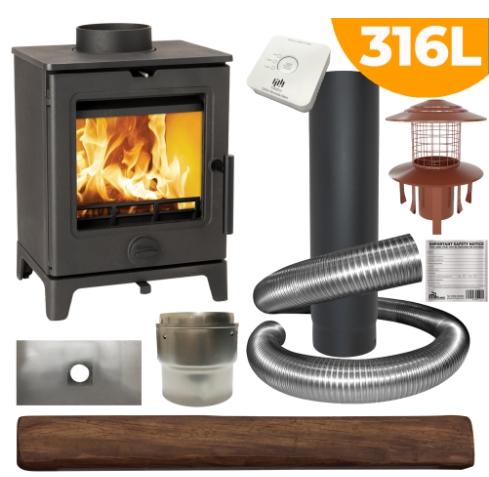 Derwent Small Wood Burning Stove