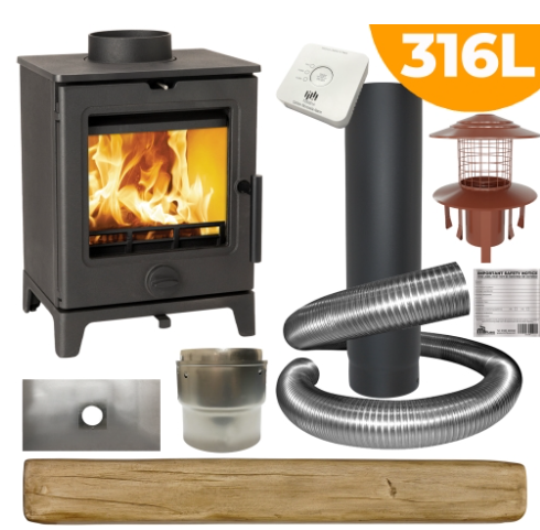 Derwent Small Wood Burning Stove