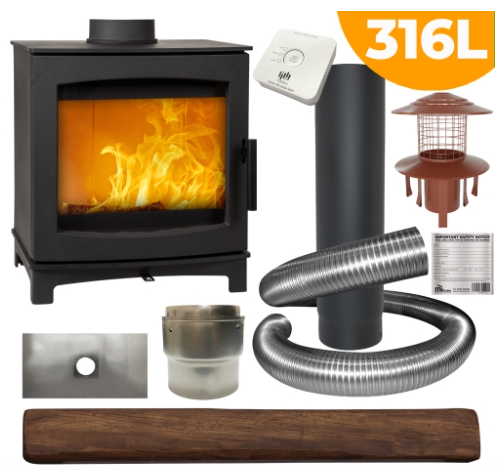 Large Tinderbox Wood Burning Stove