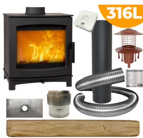 Large Tinderbox Wood Burning Stove