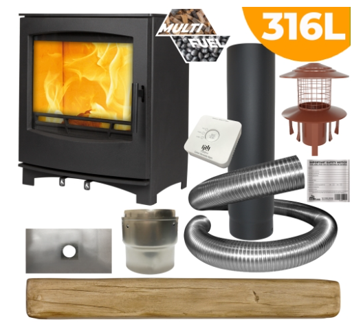 Tinderbox Large Multifuel Stove