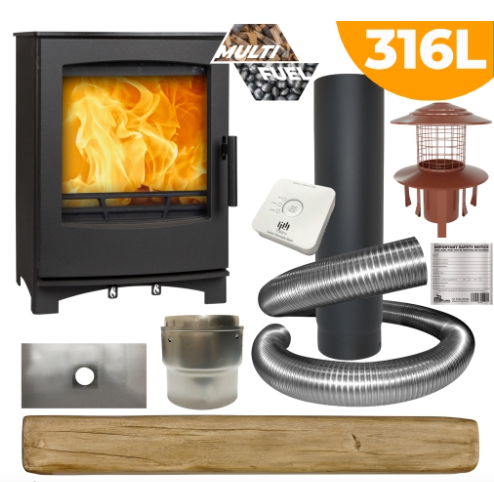 Tinderbox Medium Multifuel Stove
