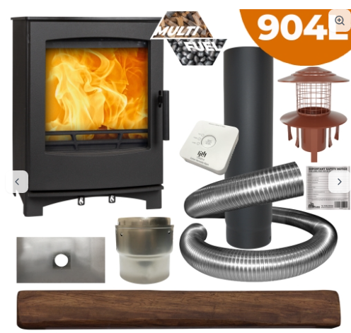 Tinderbox Small Multifuel Stove