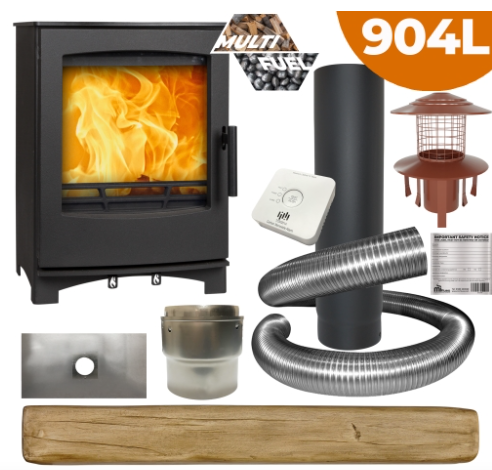 Tinderbox Small Multifuel Stove