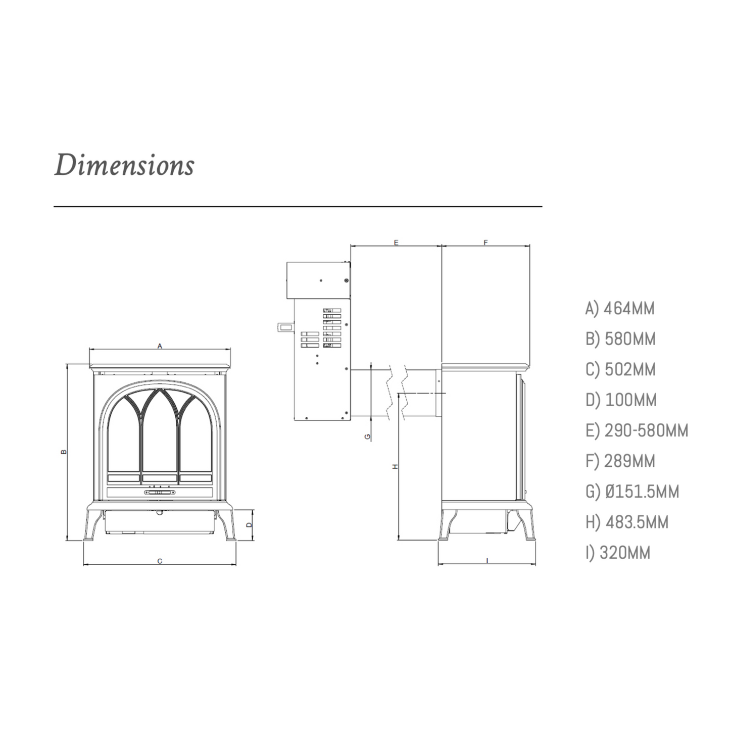 Wildfire - Ravel 400 Balanced Flue Gas Stove