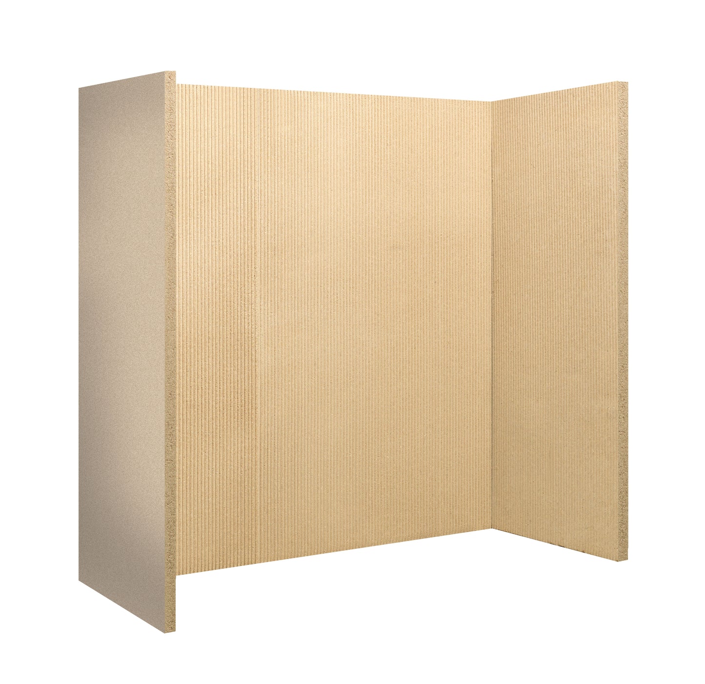 Fireplace Chamber - Vermiculite Reeded Chamber - The Gallery Collection