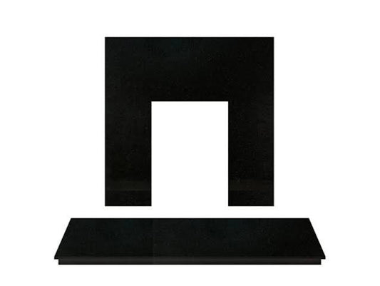 48 " Polished Black Granite