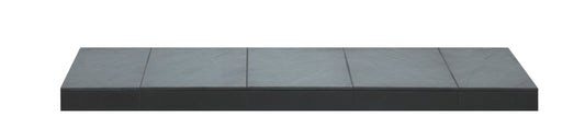 Fireplace Hearth - Porcelain Black Slate Tile