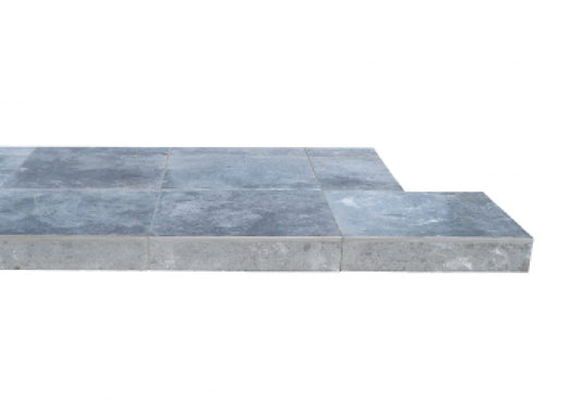 Fireplace Hearth - Steel Grey Tiled